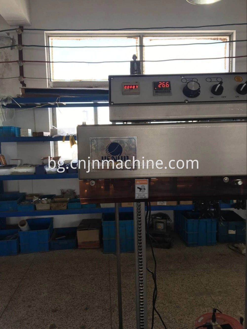 Запечатана машина за уплътняване на пластмасова торбичка Heat plastic bag sealing machine